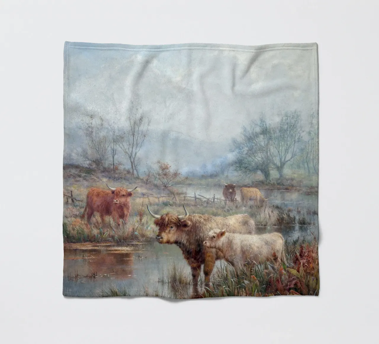 Highland cattle coperta in pile da apoloprints