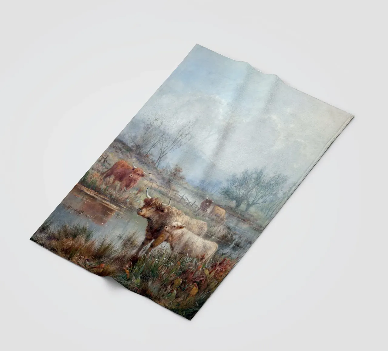 Highland cattle coperta in pile da apoloprints