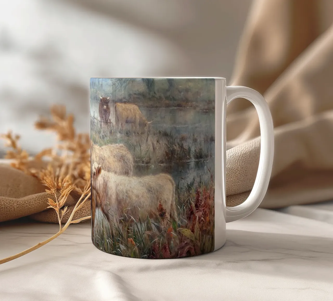 Highland cattle tazza in ceramica da apoloprints