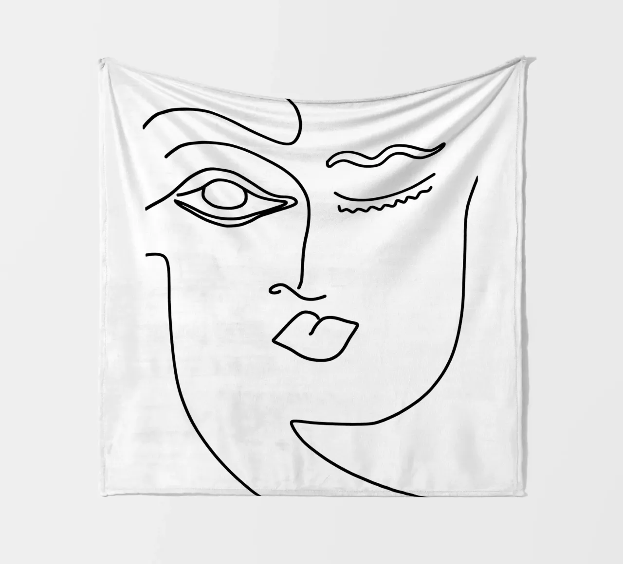 Wink - Linienzeichnung coperta in pile da BAINAI
