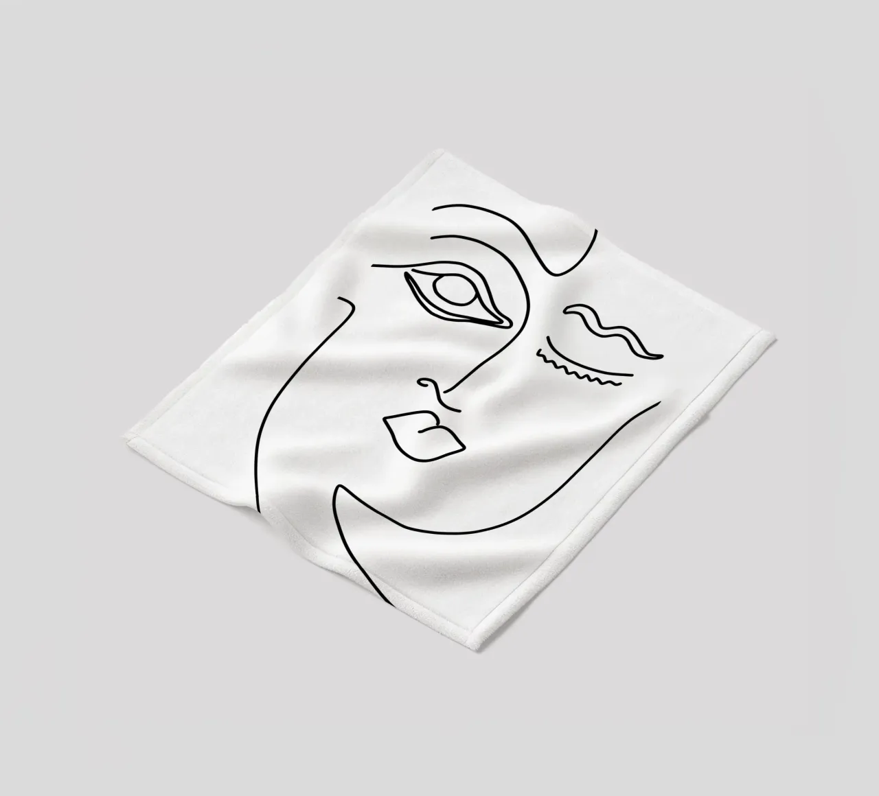 Wink - Linienzeichnung coperta in pile da BAINAI