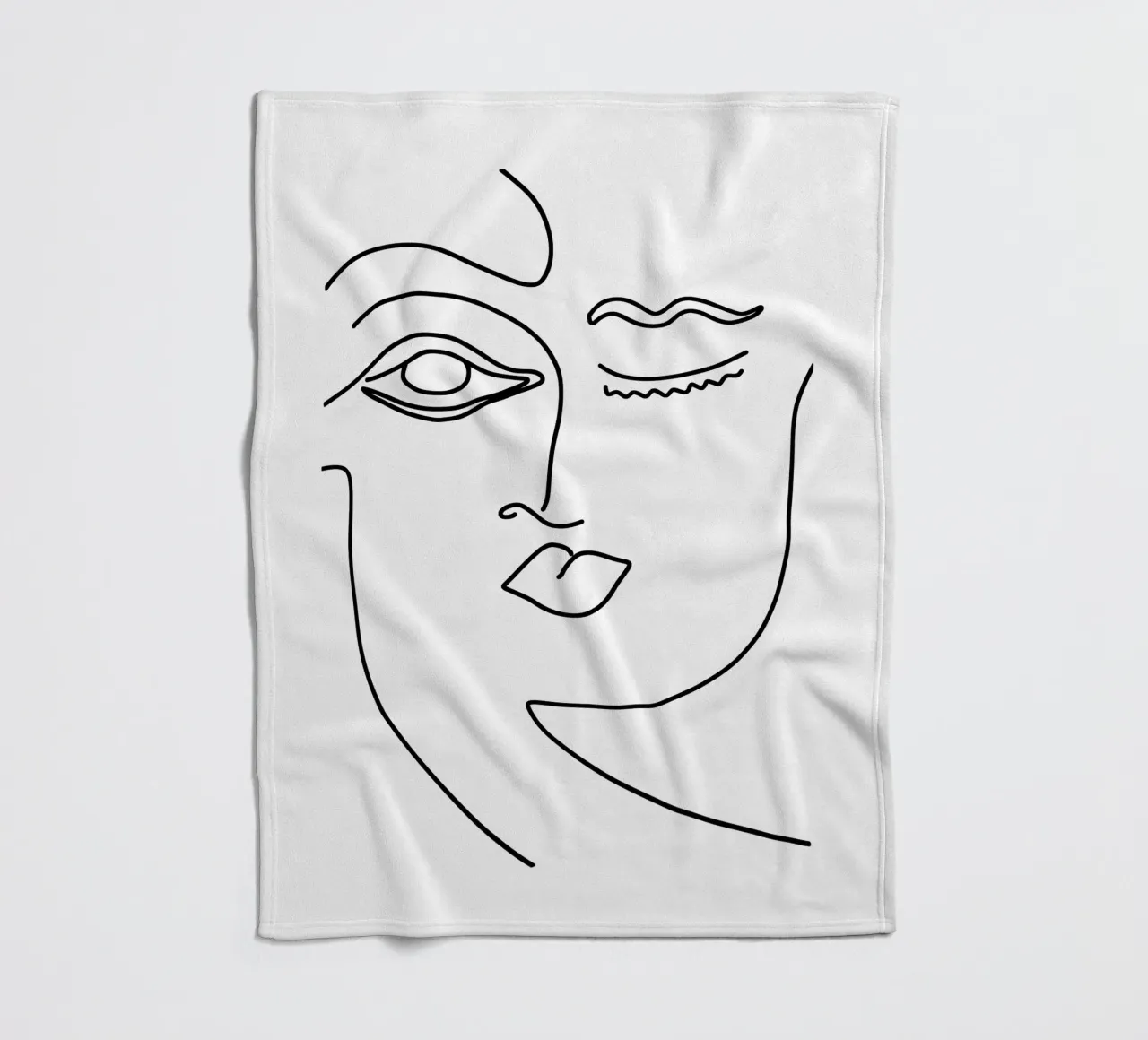 Wink - Linienzeichnung coperta in pile da BAINAI