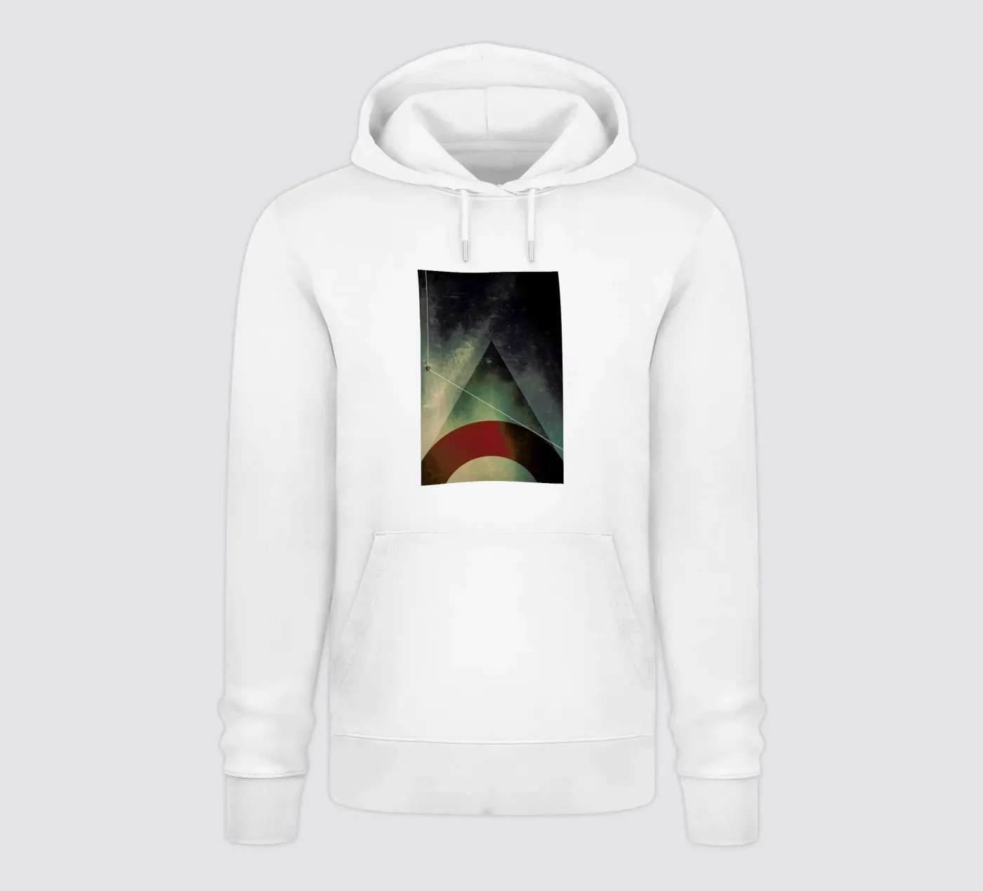Triangle circle half hoodie by Danny Ivan