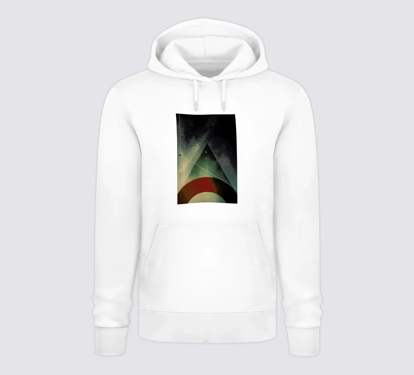 Triangle circle half hoodie by Danny Ivan