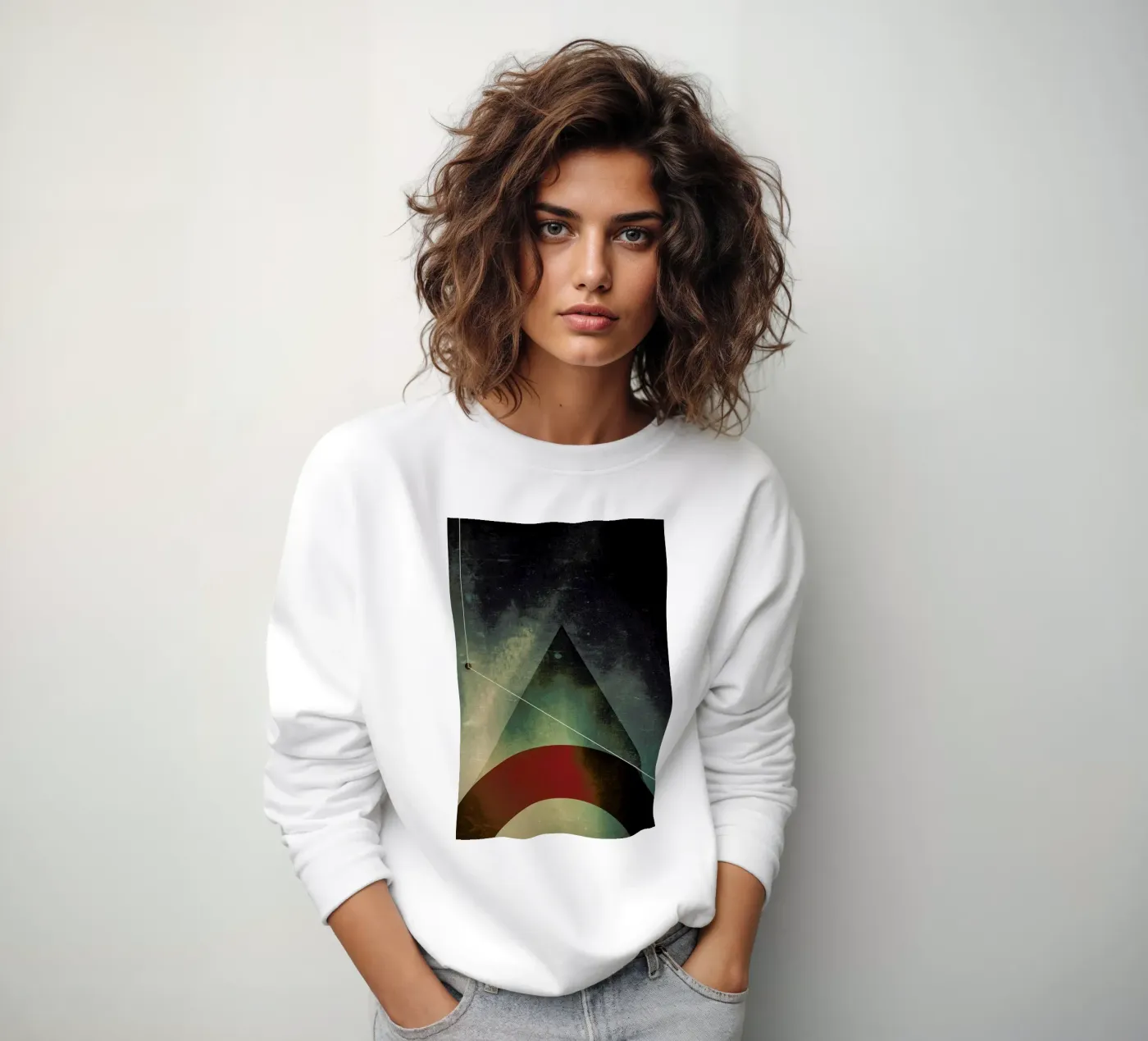 Triangle circle half felpa da Danny Ivan