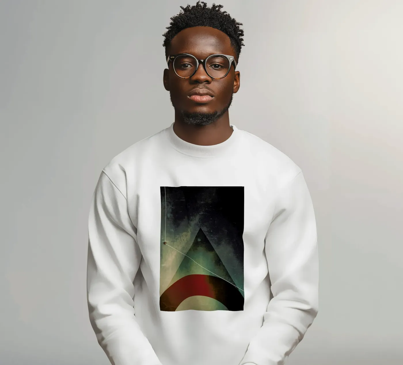 Triangle circle half felpa da Danny Ivan