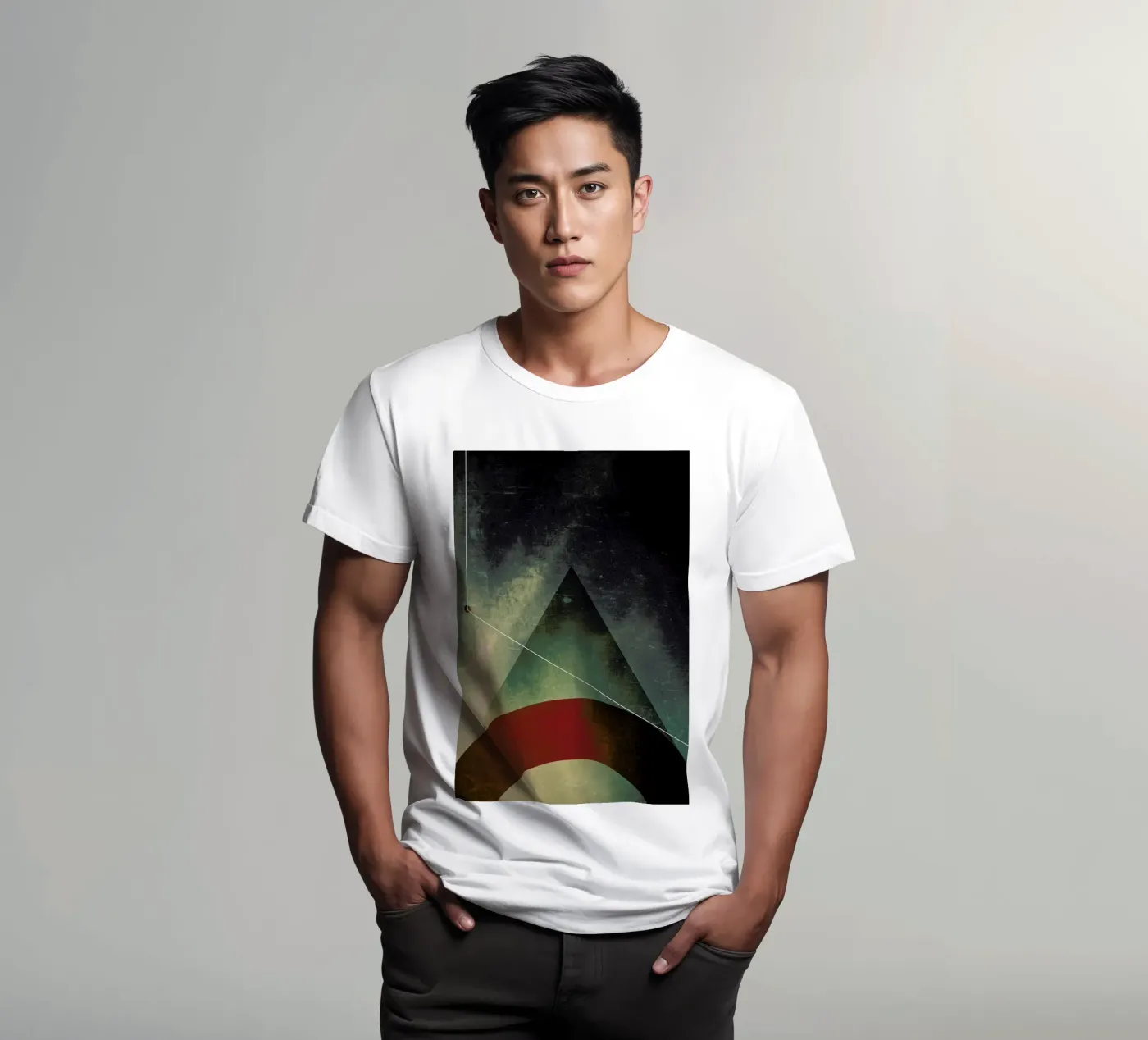 Triangle circle half t-shirt da Danny Ivan