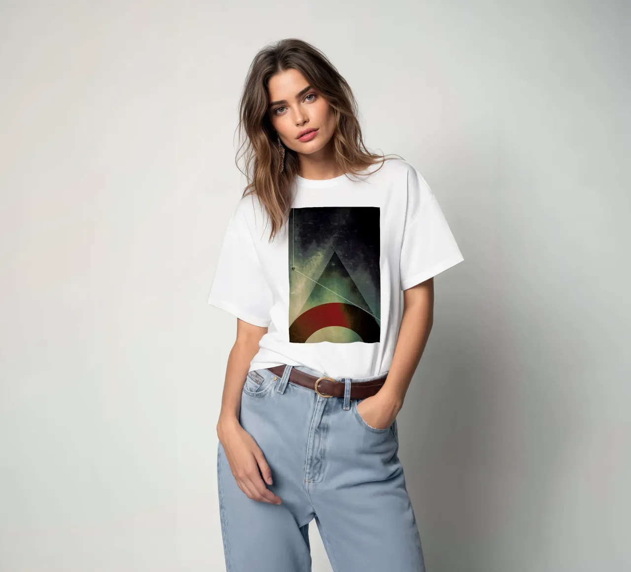 Triangle circle half t-shirt da Danny Ivan