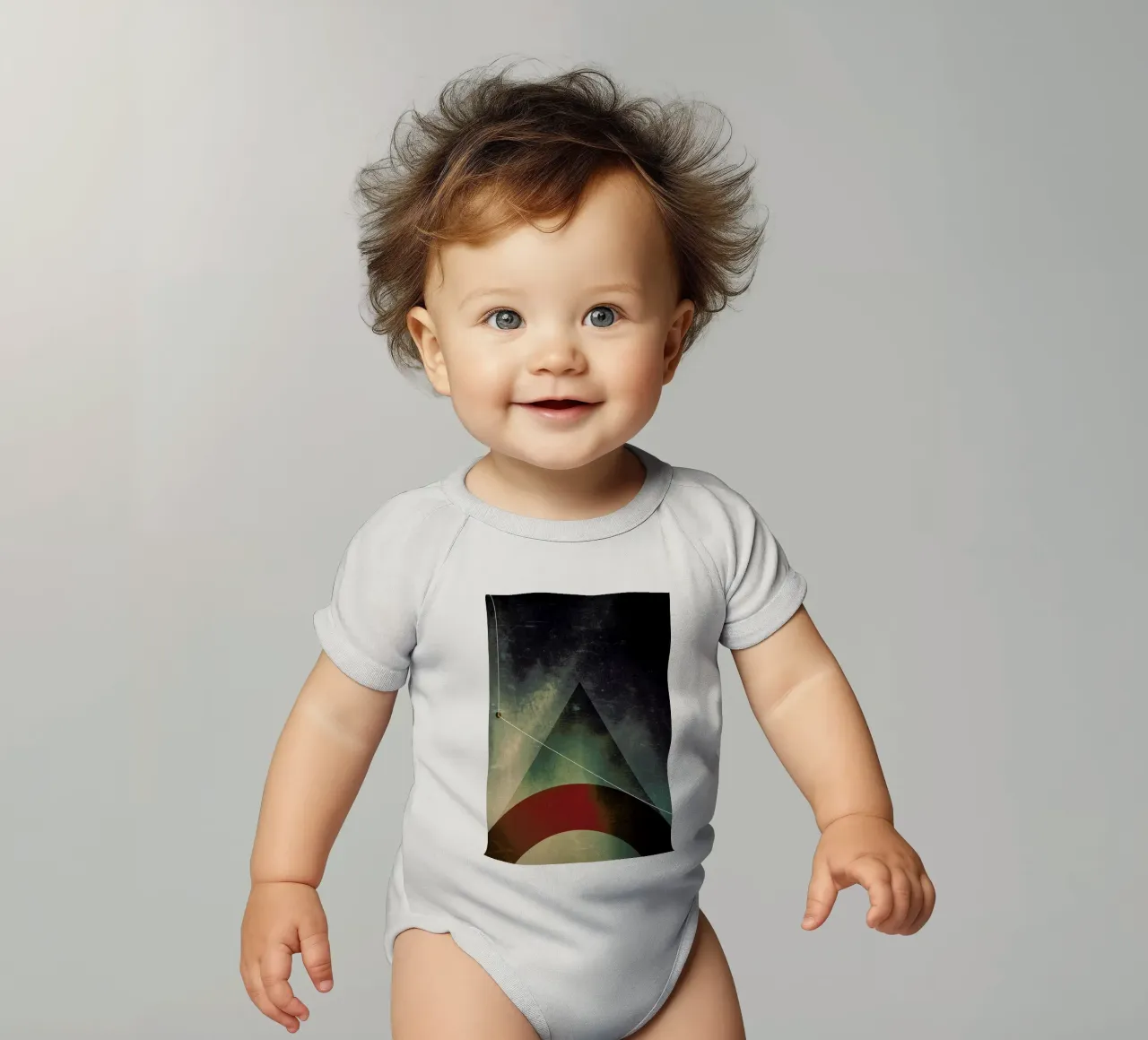 Triangle circle half body bébé de Danny Ivan