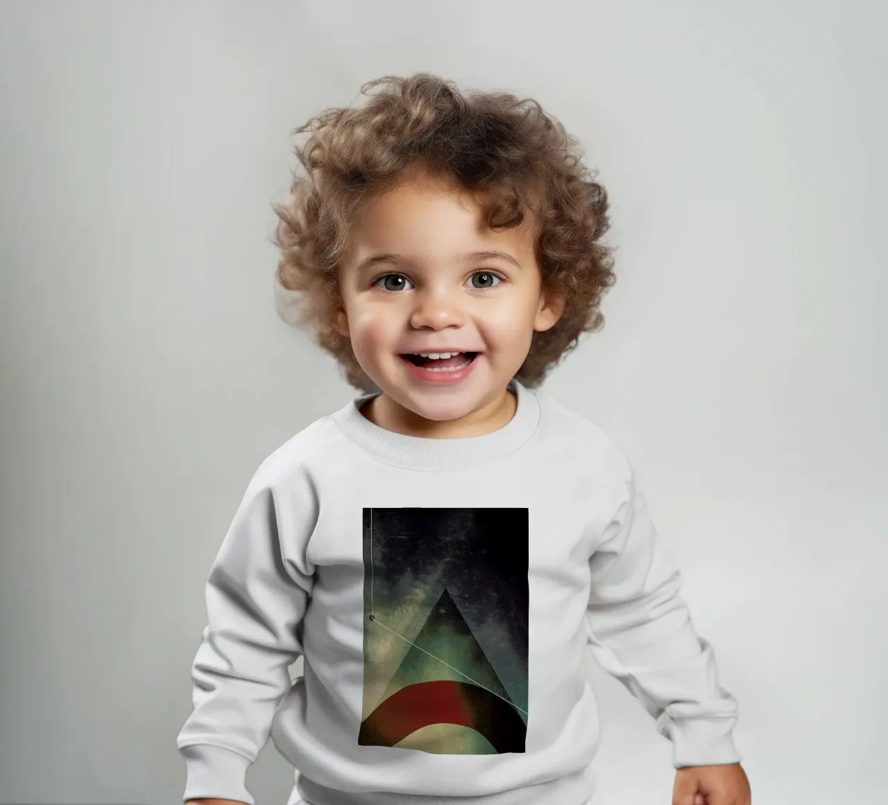 Triangle circle half felpa neonato da Danny Ivan