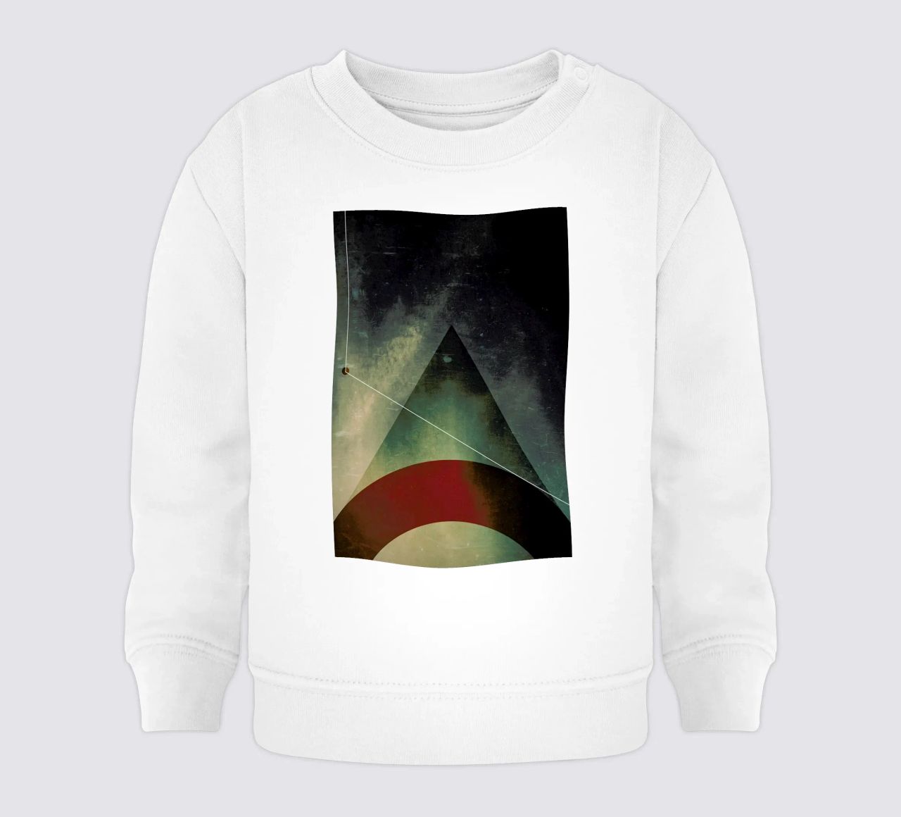 Triangle circle half felpa neonato da Danny Ivan