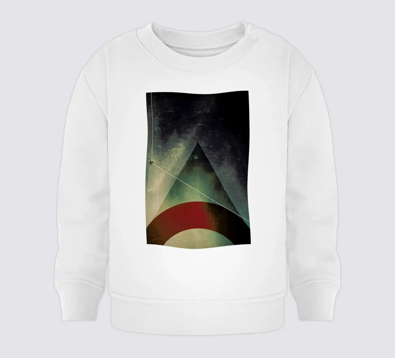 Triangle circle half felpa neonato da Danny Ivan