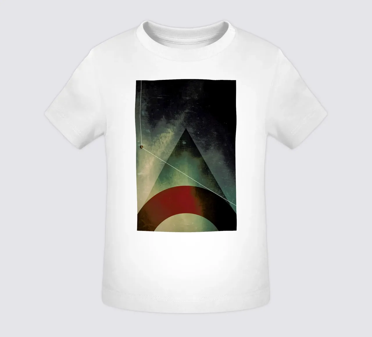 Triangle circle half camiseta de bebé de Danny Ivan