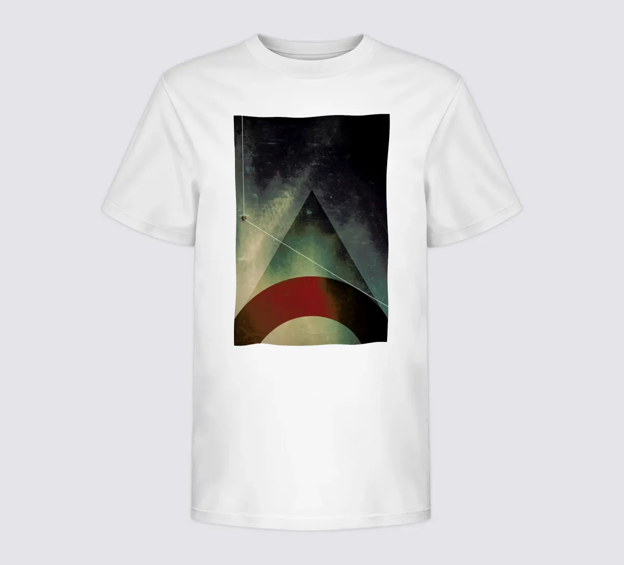 Triangle circle half t-shirt bambini da Danny Ivan
