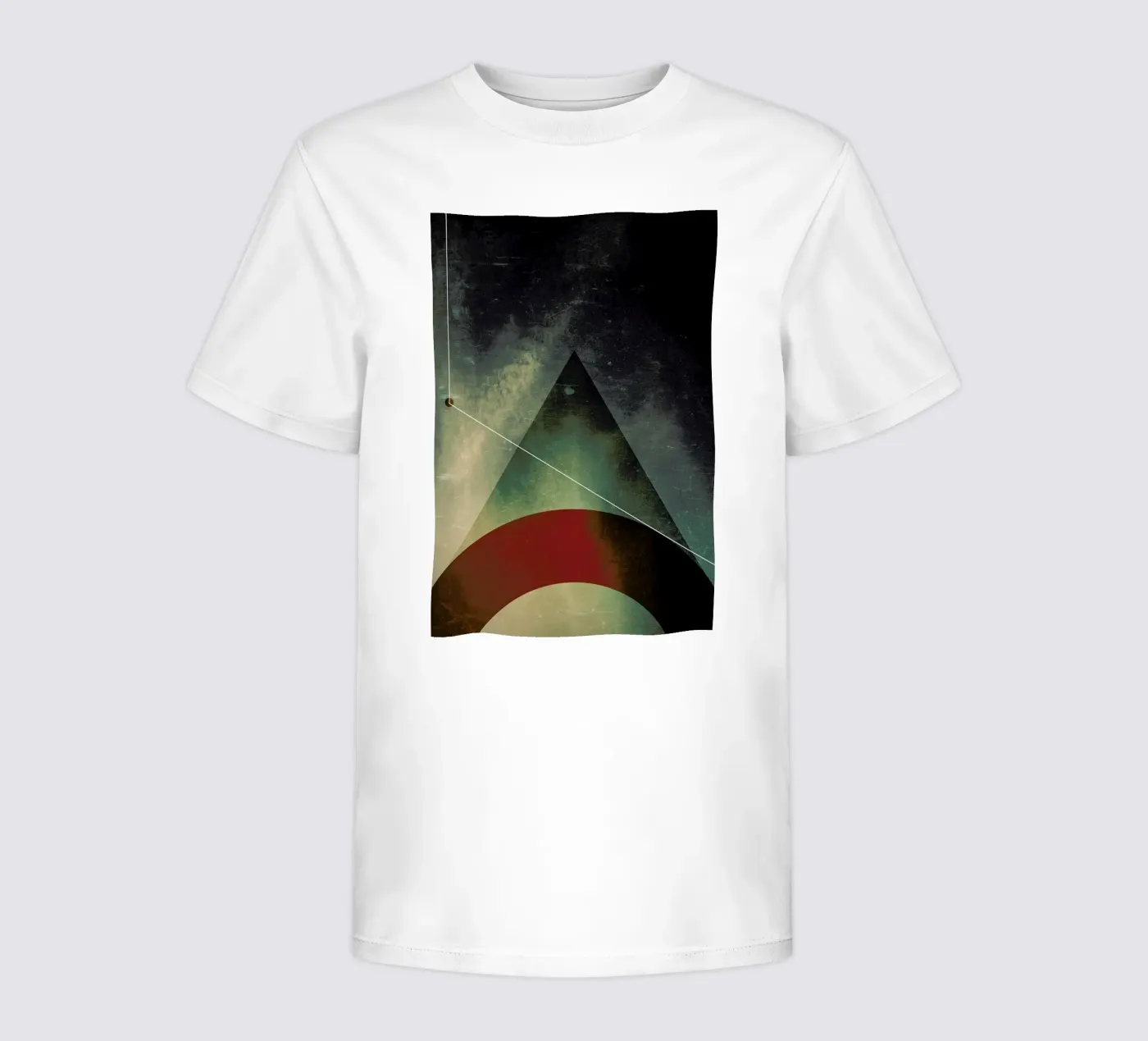 Triangle circle half t-shirt bambini da Danny Ivan