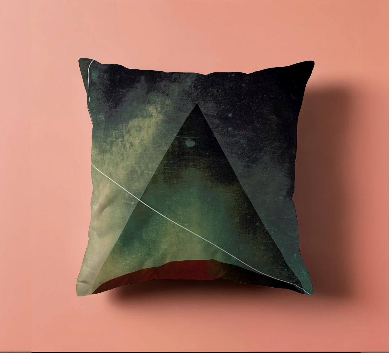 Triangle circle half cuscino da Danny Ivan
