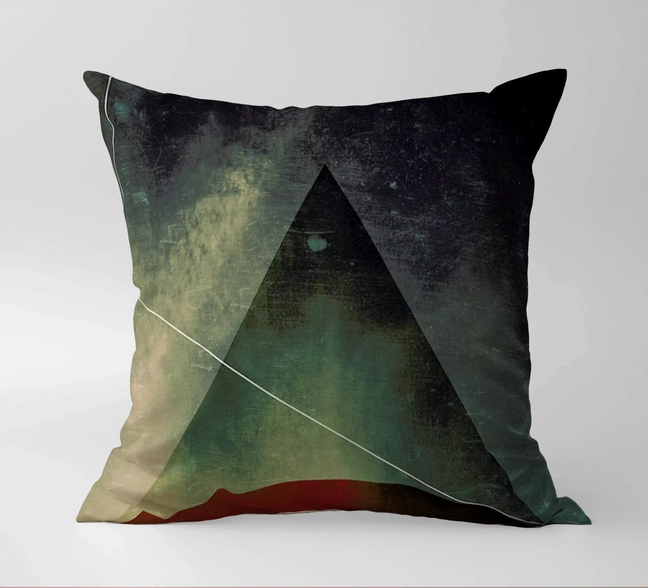 Triangle circle half cuscino da Danny Ivan