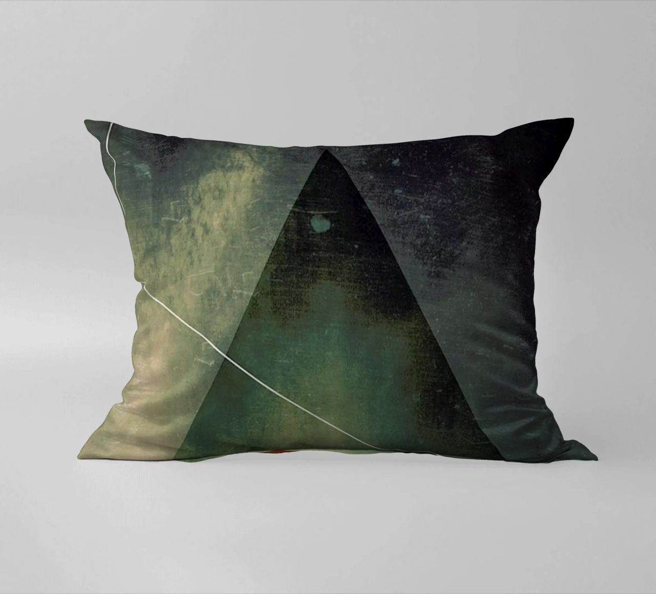 Triangle circle half cuscino da Danny Ivan