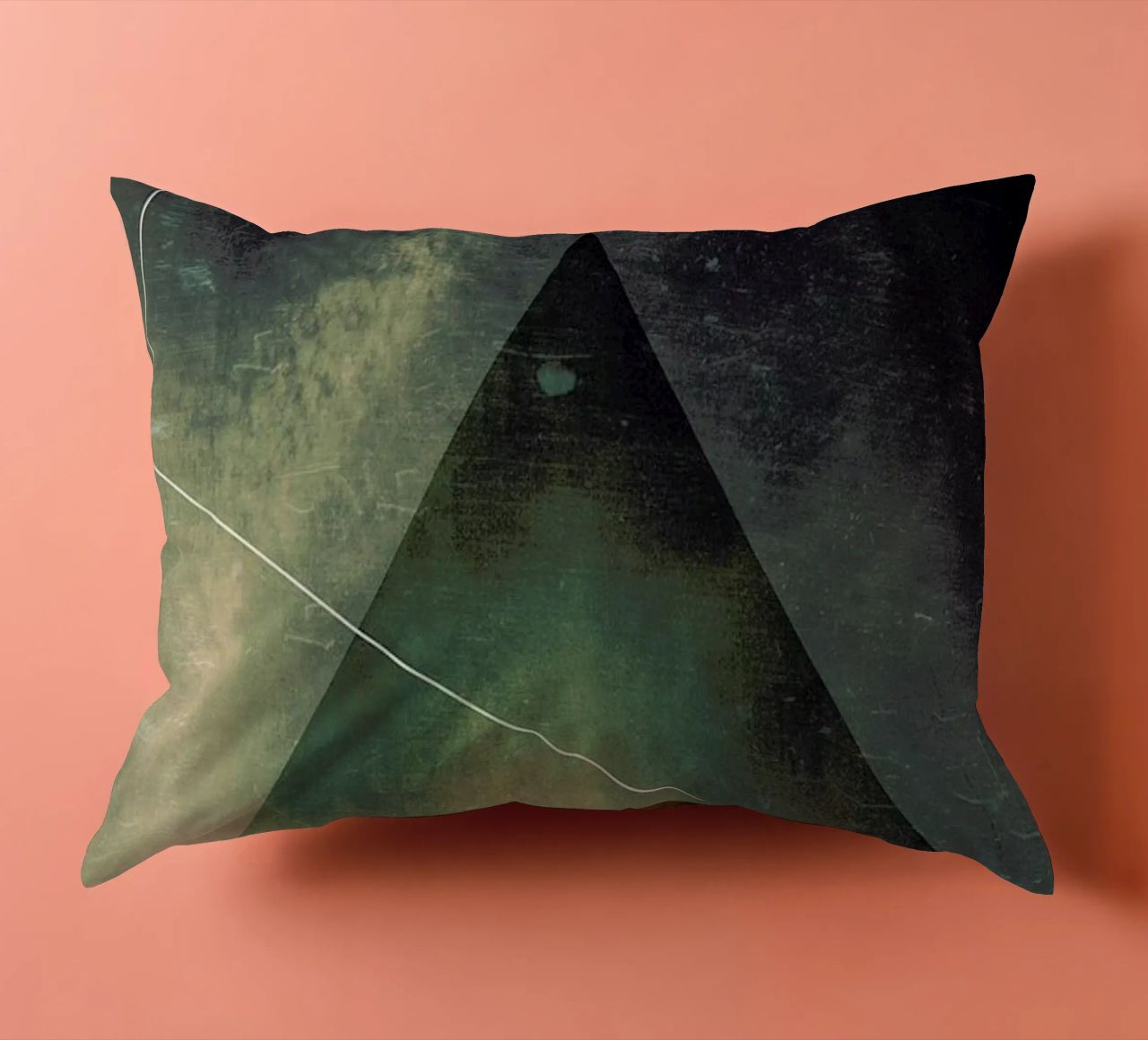 Triangle circle half cuscino da Danny Ivan