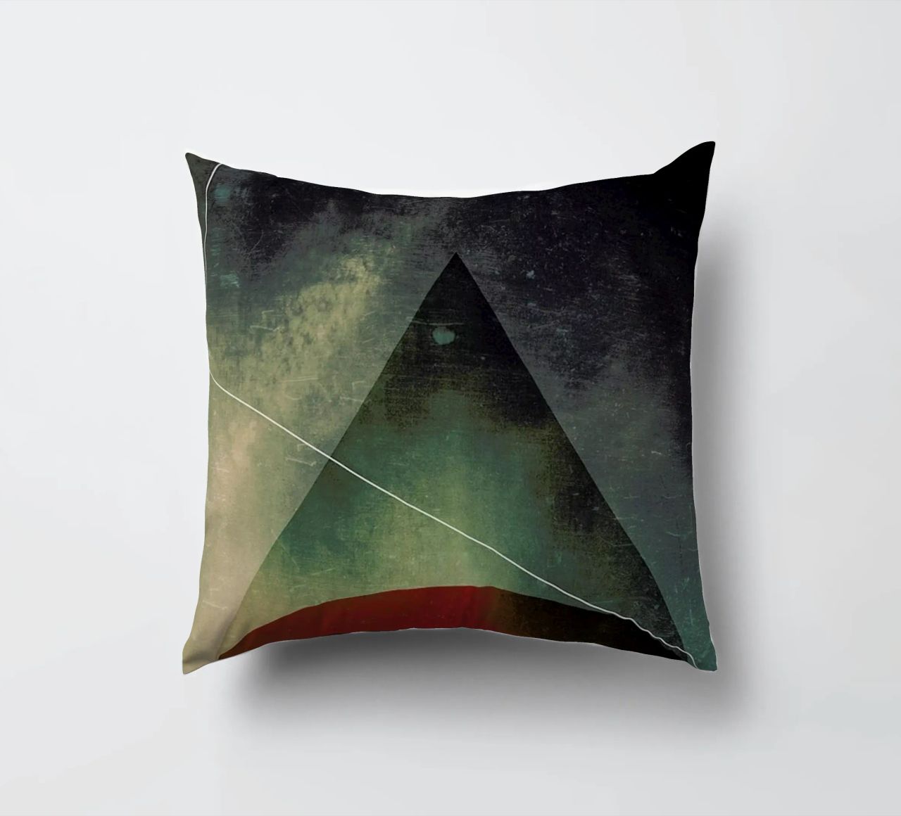 Triangle circle half cuscino da Danny Ivan