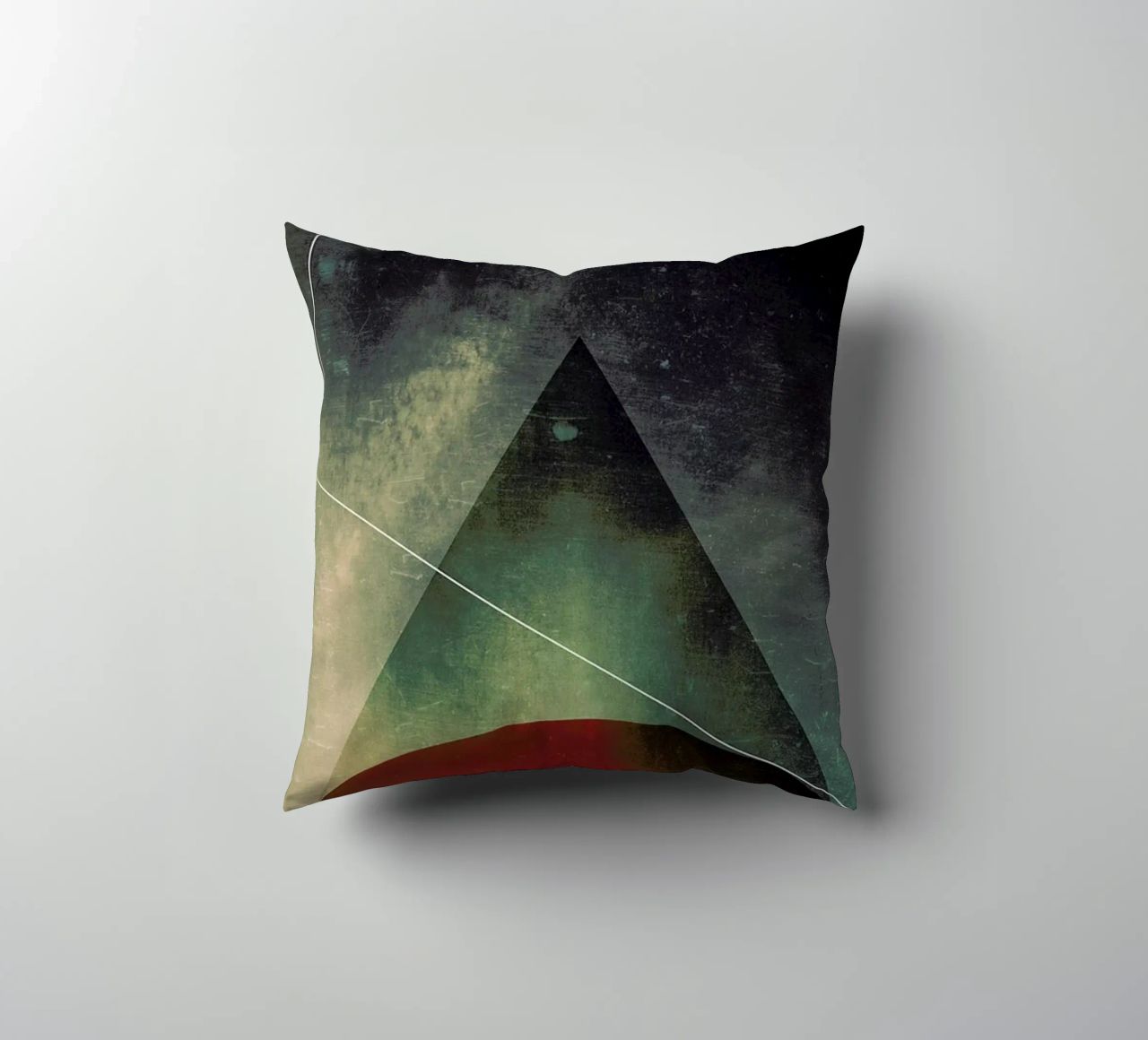Triangle circle half cuscino da Danny Ivan