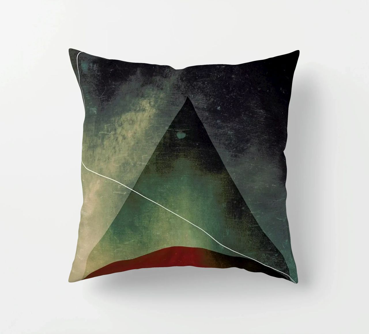 Triangle circle half cuscino da Danny Ivan