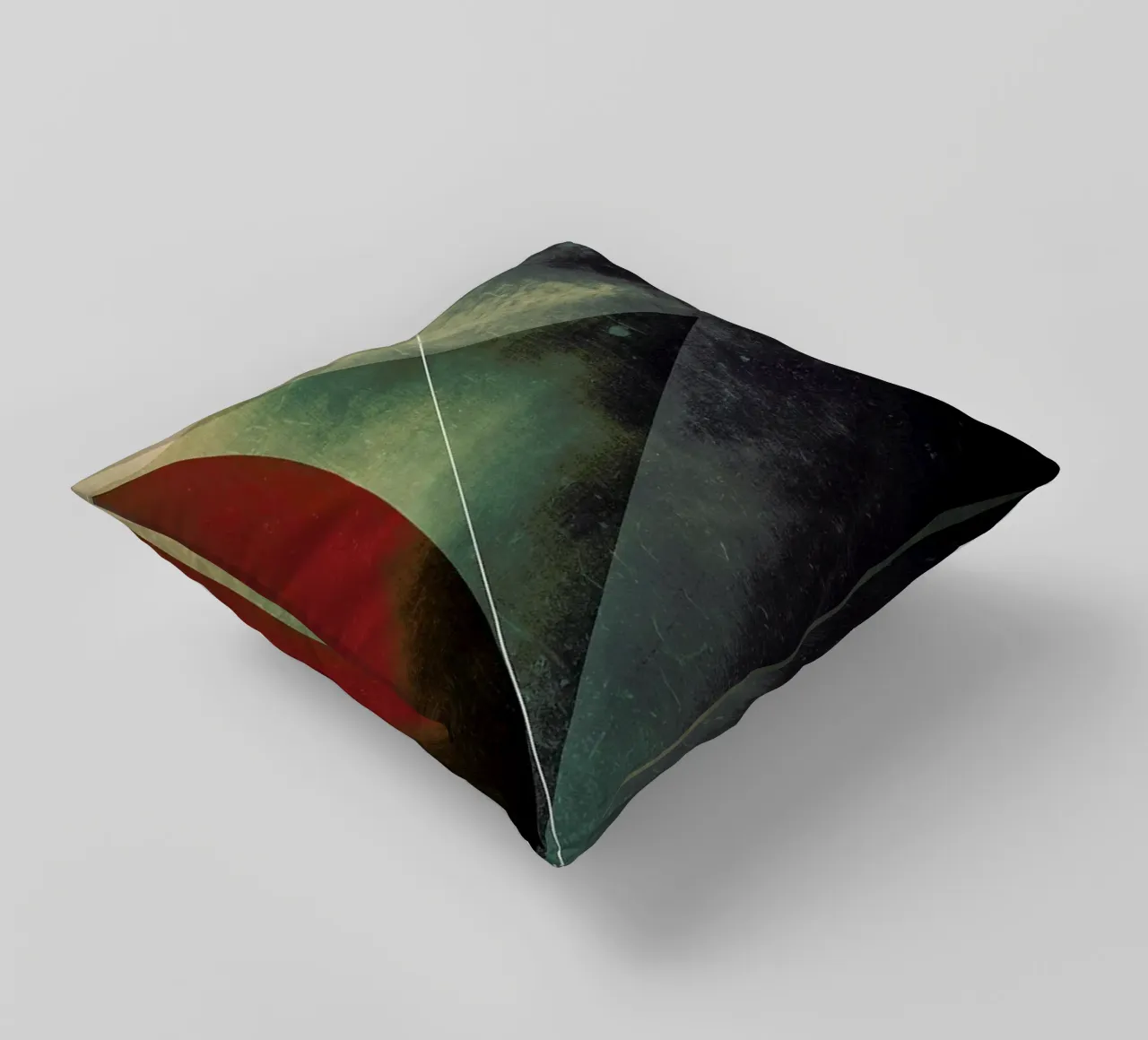 Triangle circle half kussen van Danny Ivan