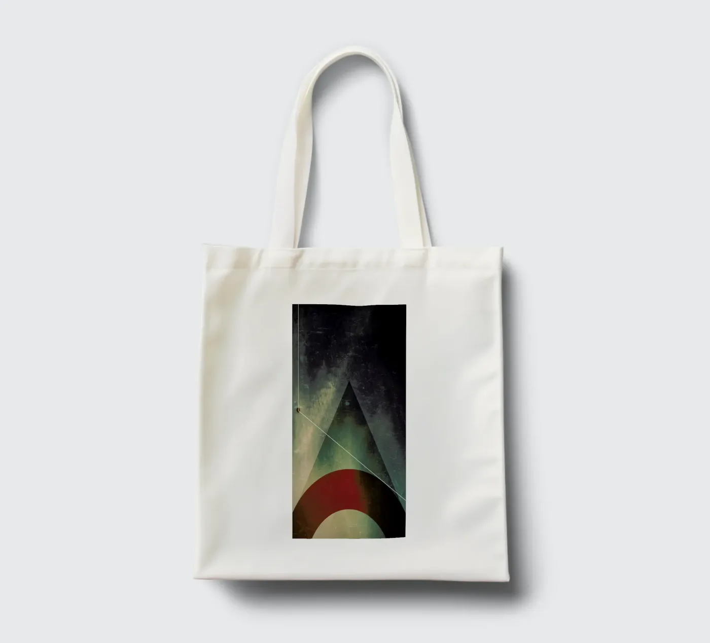 Triangle circle half borsa in juta da Danny Ivan