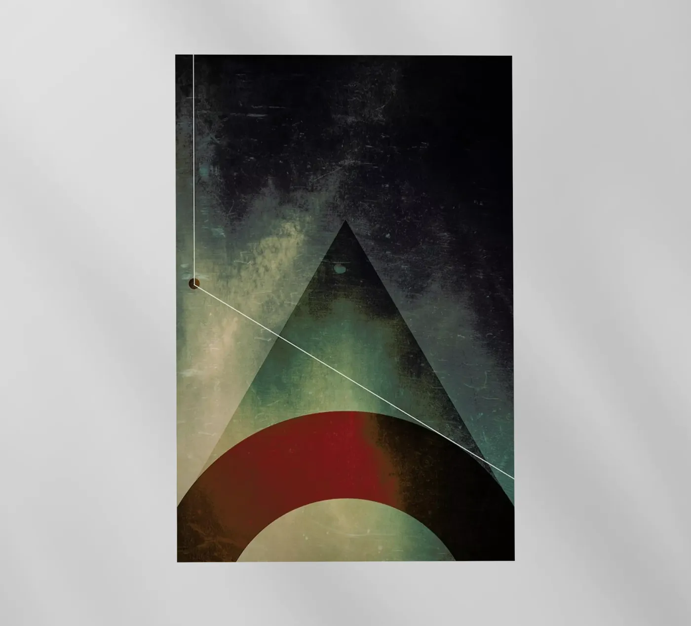 Triangle circle half backlit folie van Danny Ivan