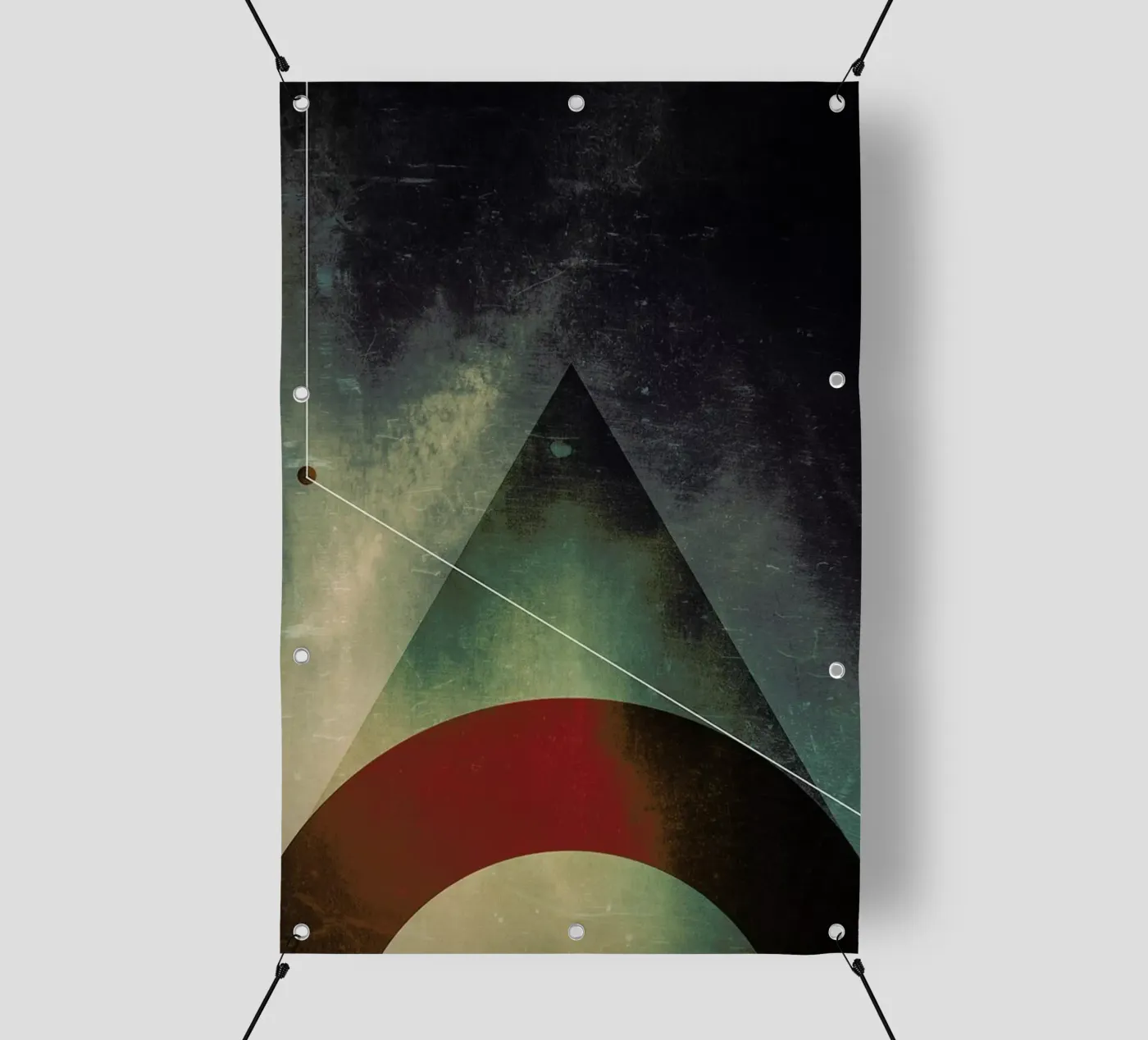 Triangle circle half telo in pvc da Danny Ivan