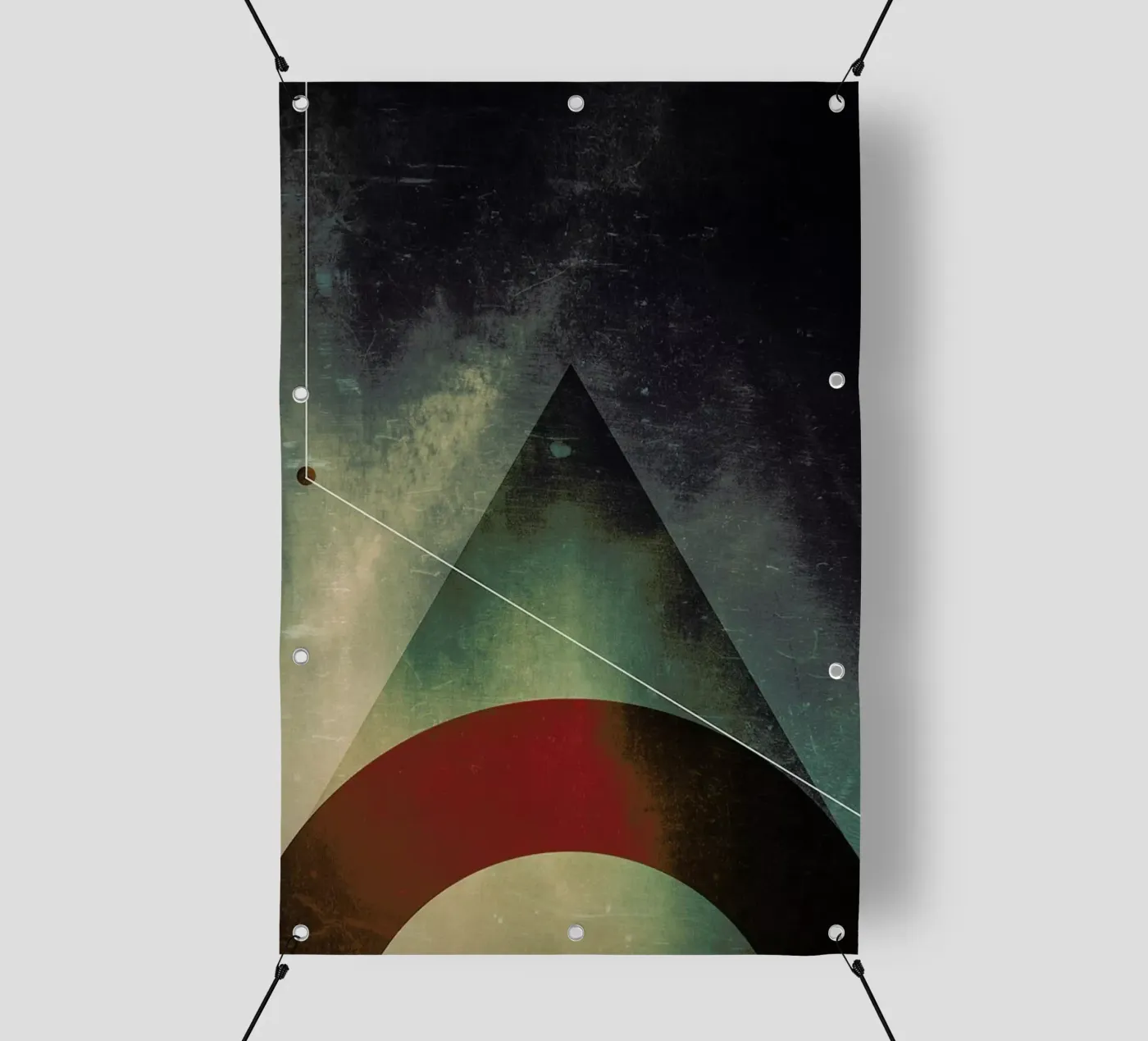 Triangle circle half pvc cover by Danny Ivan