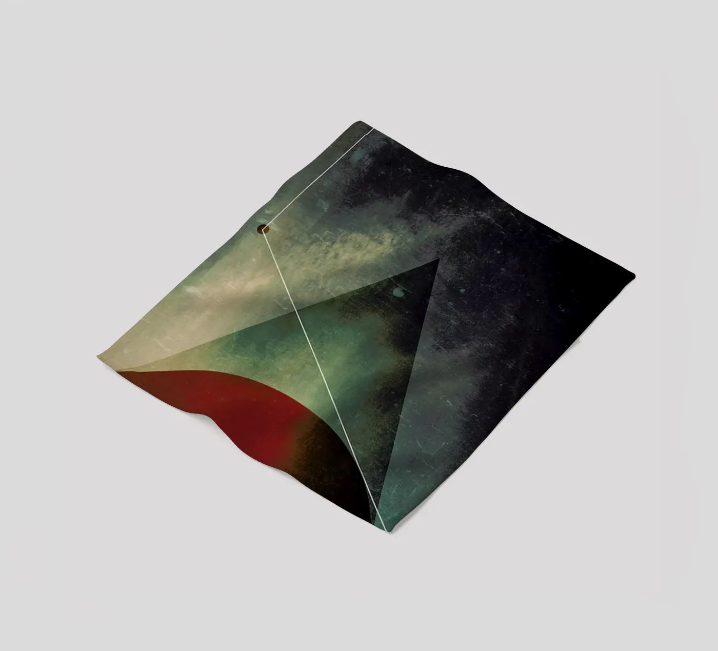 Triangle circle half Fleecedecke von Danny Ivan