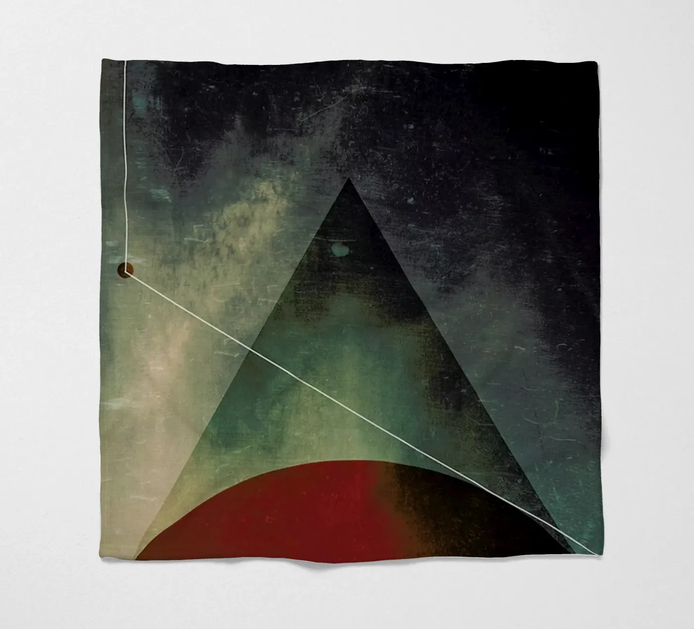 Triangle circle half Fleecedecke von Danny Ivan