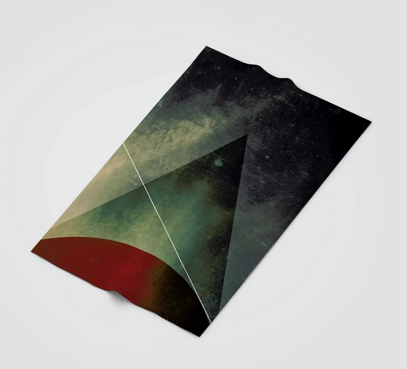 Triangle circle half Fleecedecke von Danny Ivan