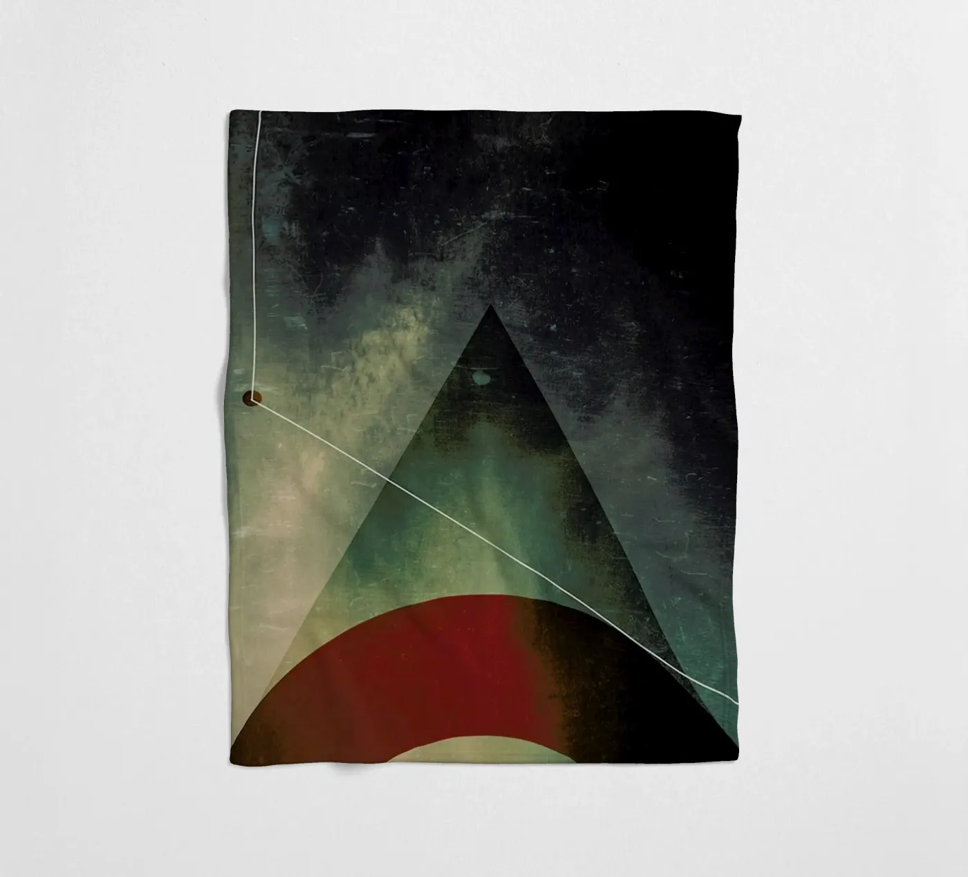 Triangle circle half Fleecedecke von Danny Ivan