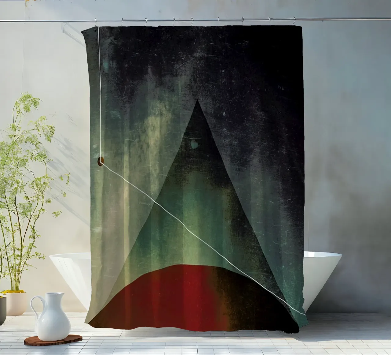 Triangle circle half tenda da doccia da Danny Ivan