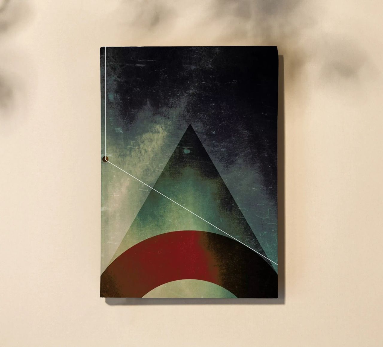 Triangle circle half carnet de notes de Danny Ivan