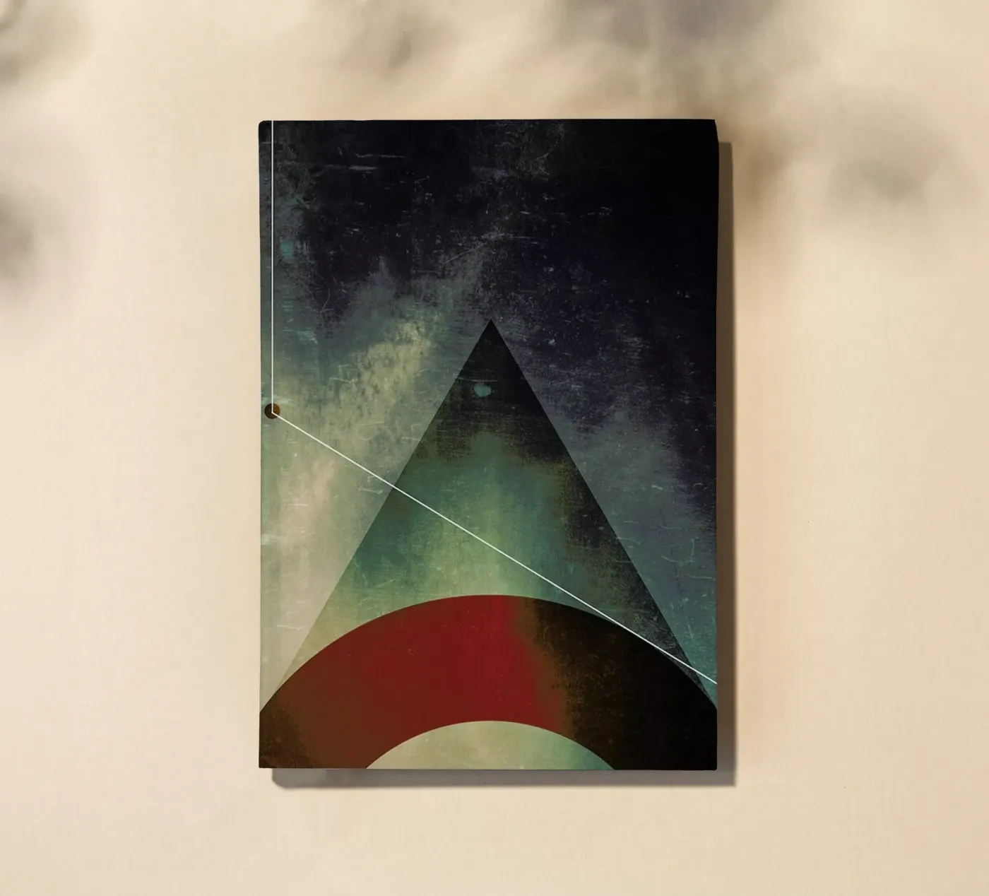 Triangle circle half notebook by Danny Ivan