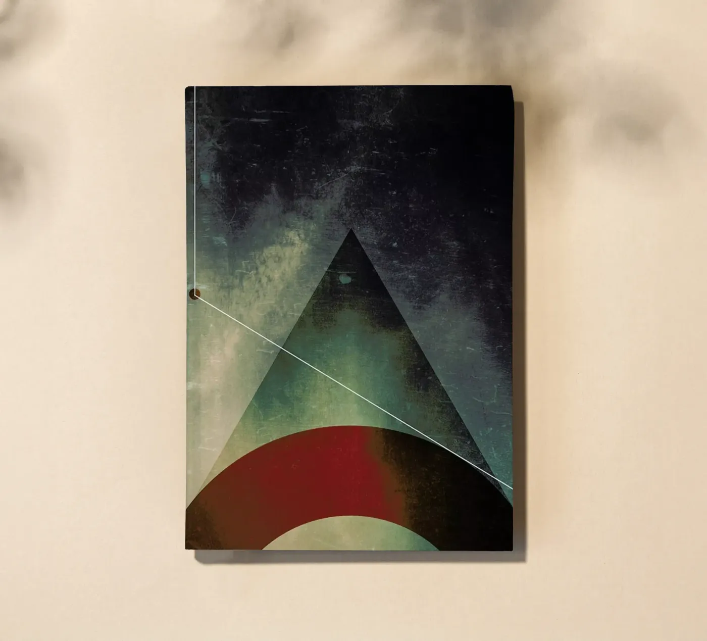 Triangle circle half notebook by Danny Ivan