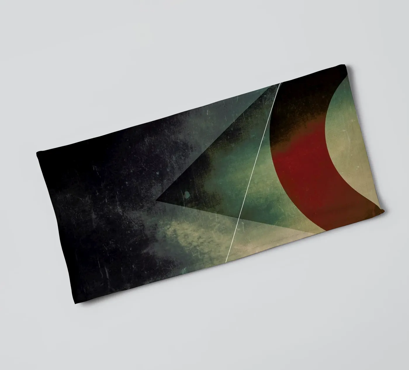 Triangle circle half Handtuch von Danny Ivan