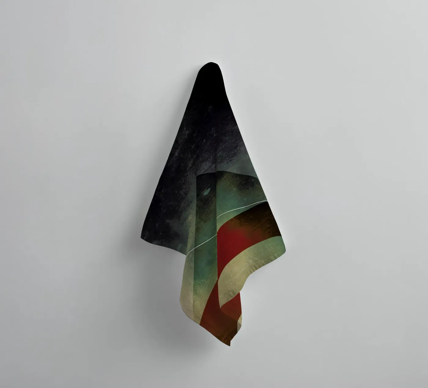 Triangle circle half Handtuch von Danny Ivan