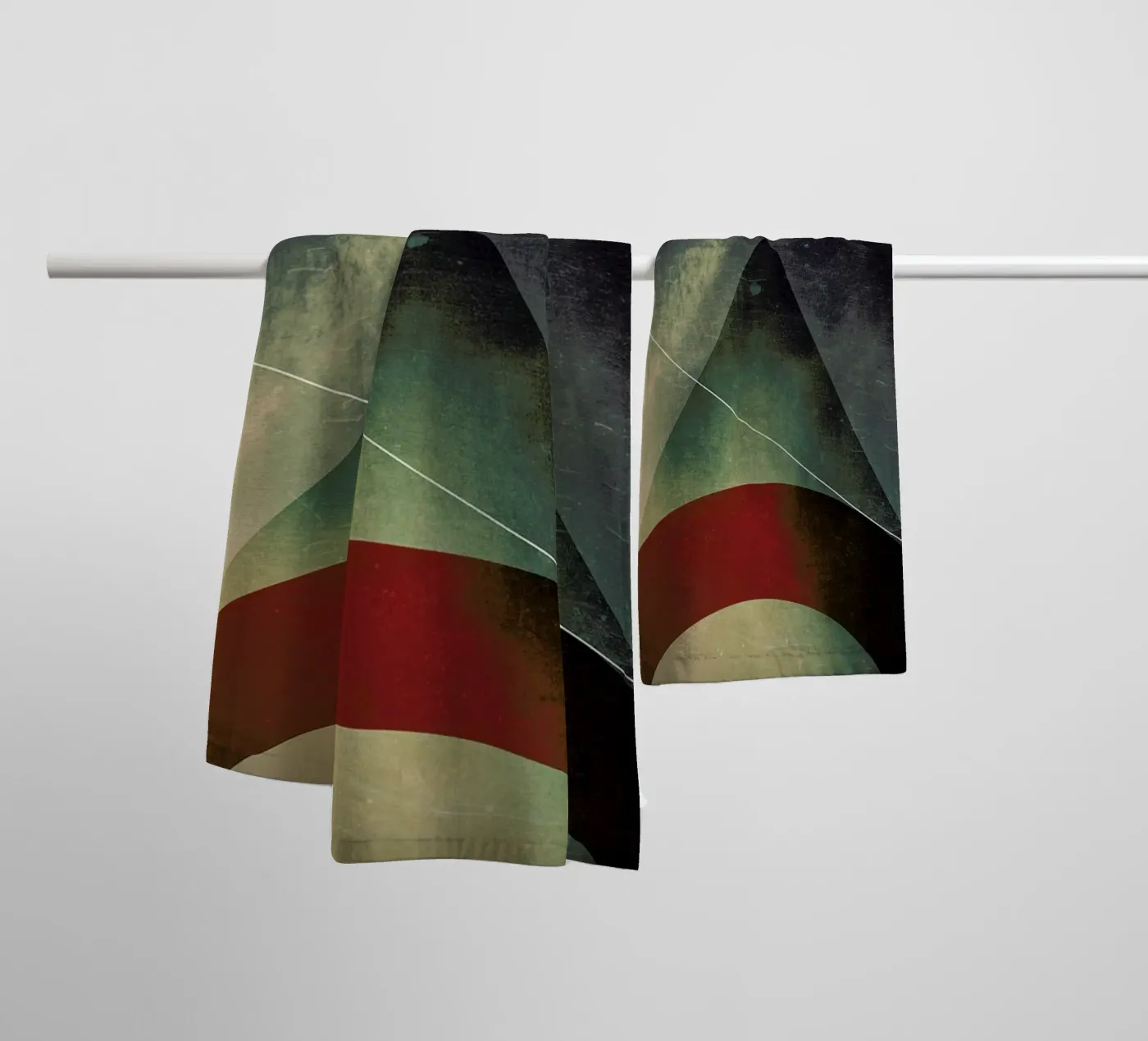 Triangle circle half Handtuch von Danny Ivan