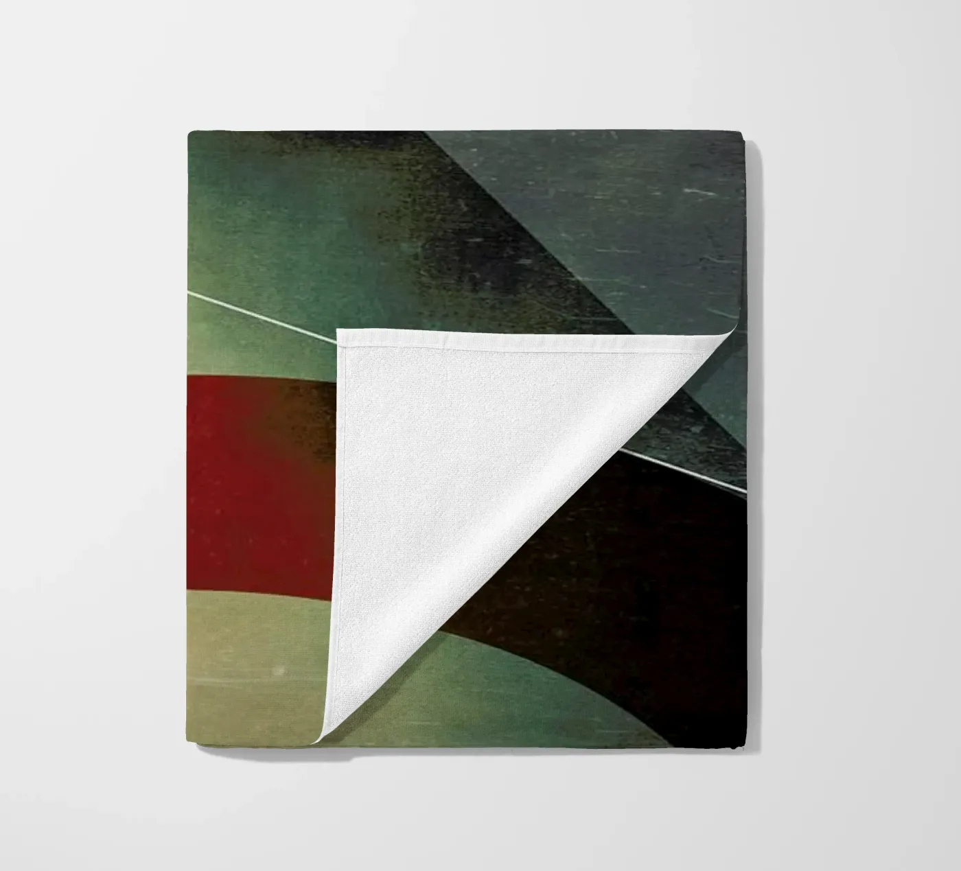 Triangle circle half Strandtuch von Danny Ivan