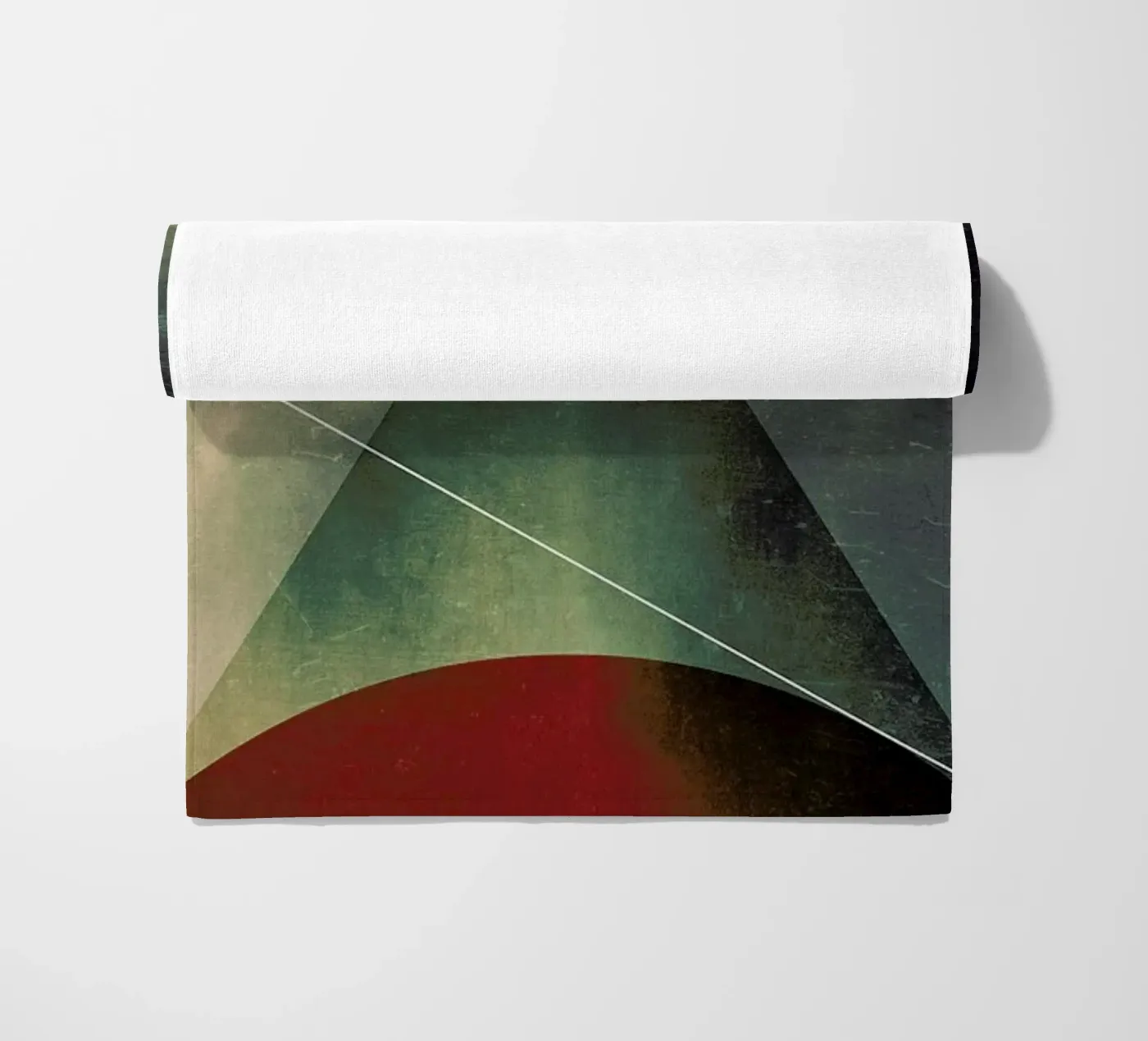 Triangle circle half Strandtuch von Danny Ivan