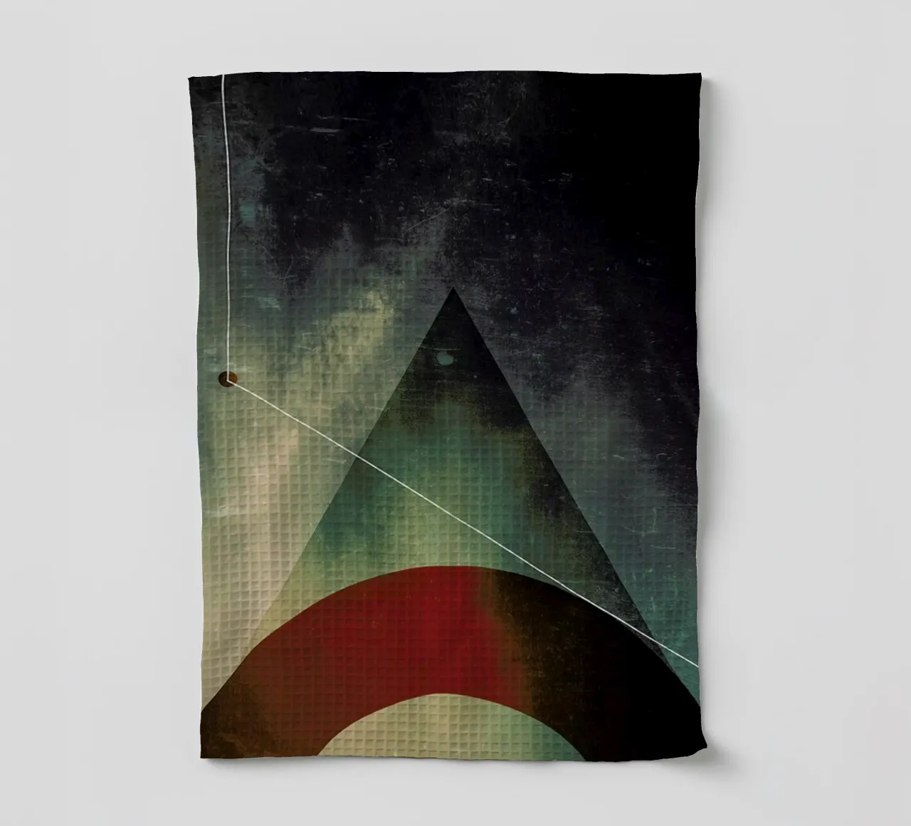 Triangle circle half Geschirrtuch von Danny Ivan