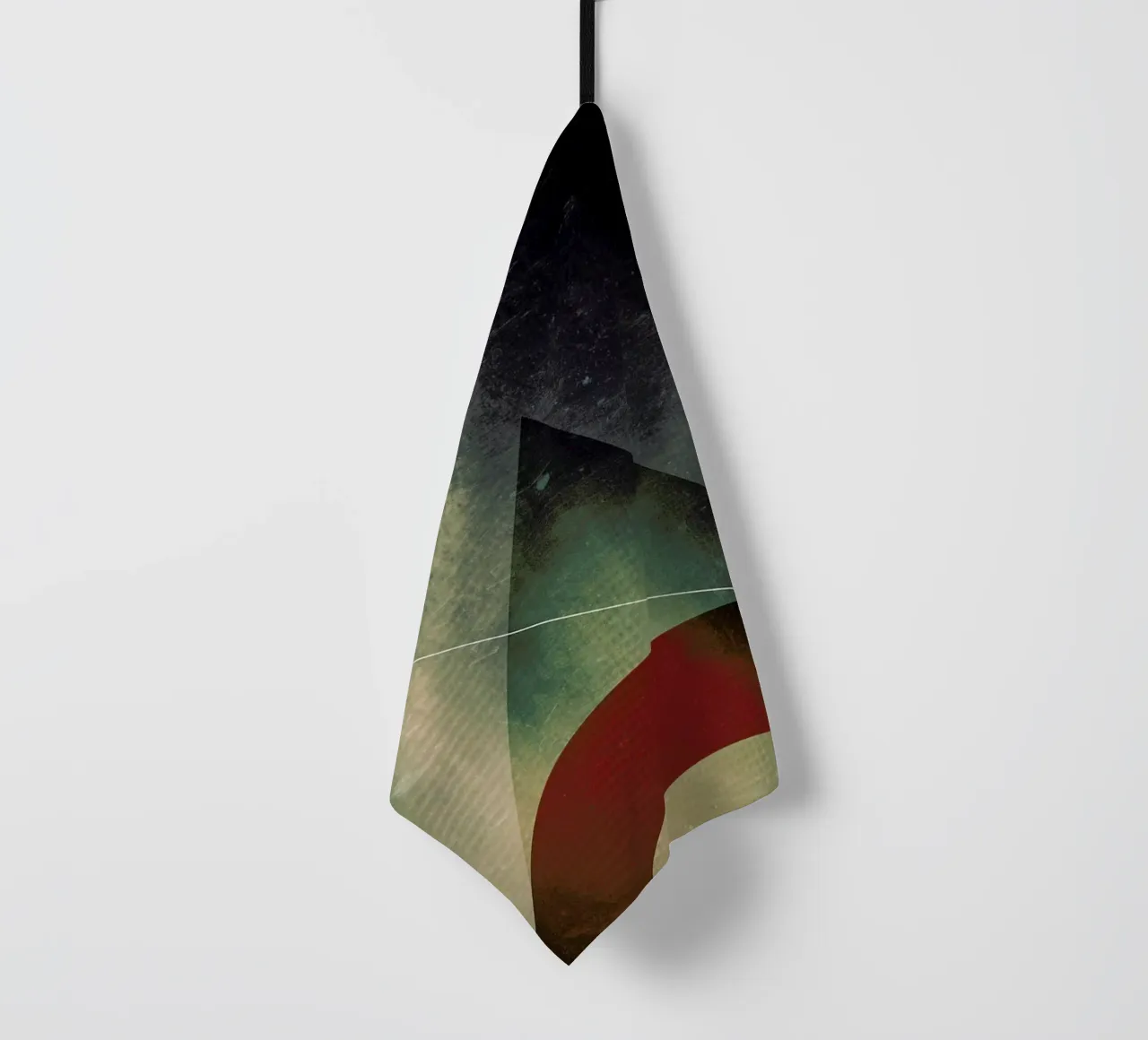 Triangle circle half Geschirrtuch von Danny Ivan