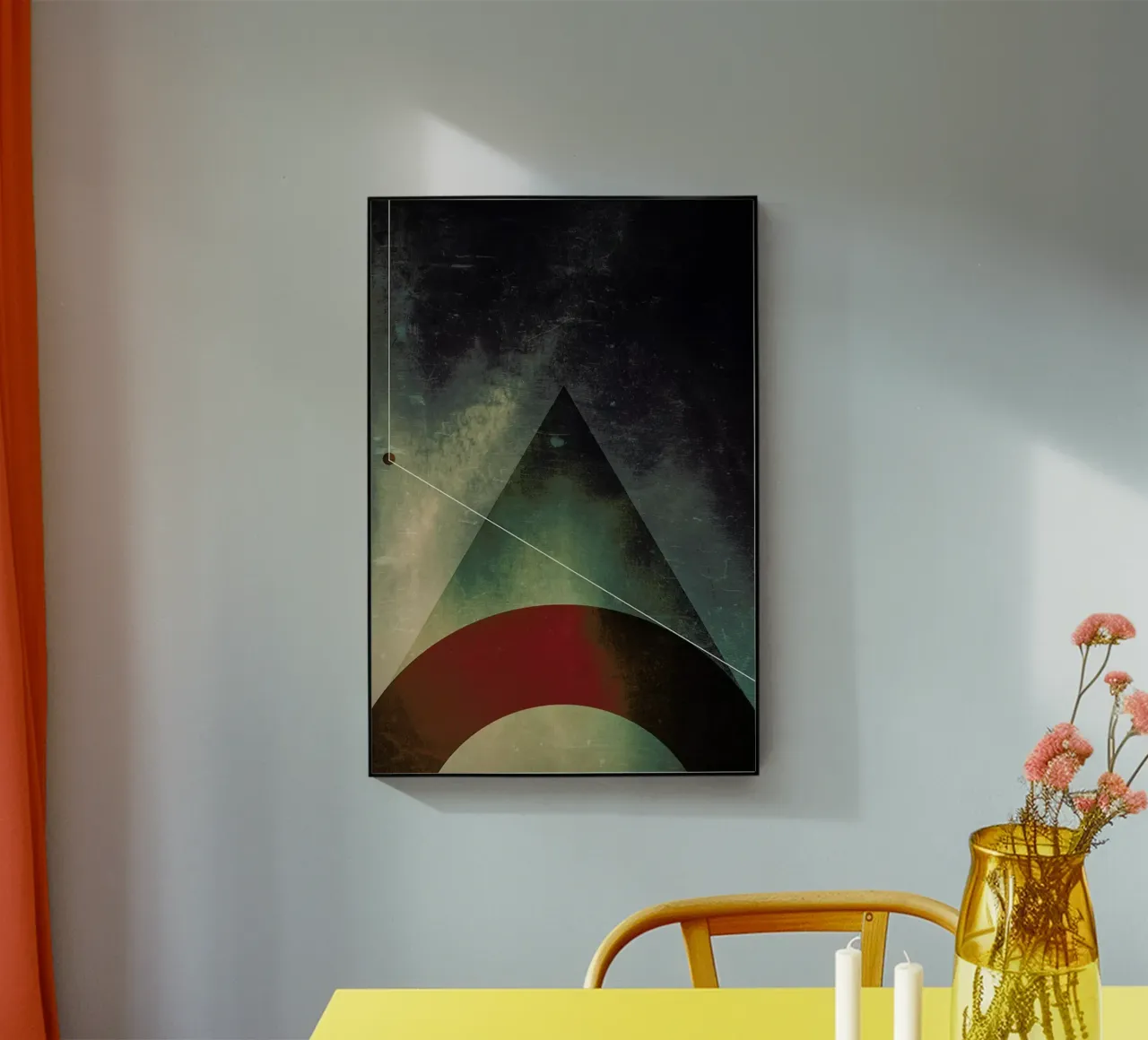 Triangle circle half plexiglass da Danny Ivan