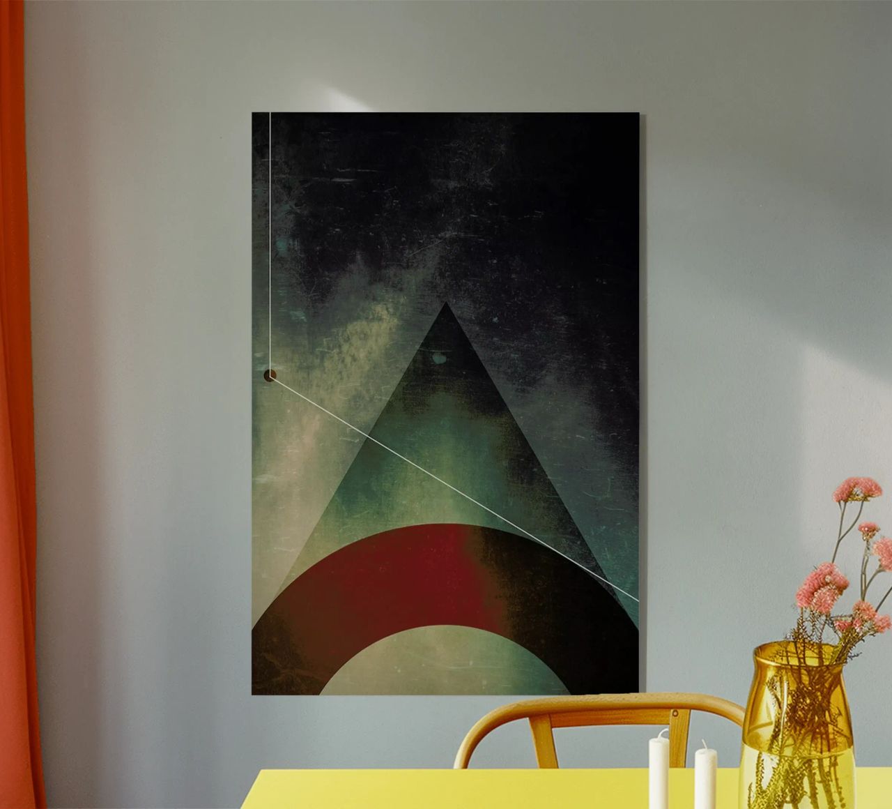 Triangle circle half plexiglass da Danny Ivan