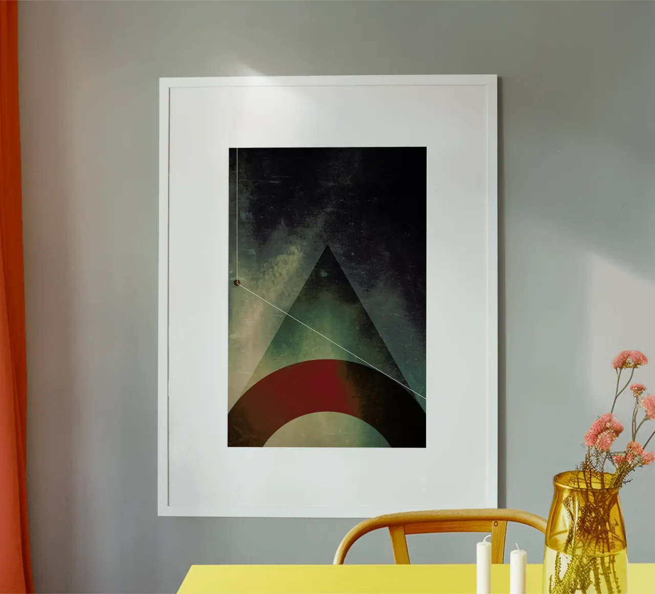 Triangle circle half hahnemühle by Danny Ivan