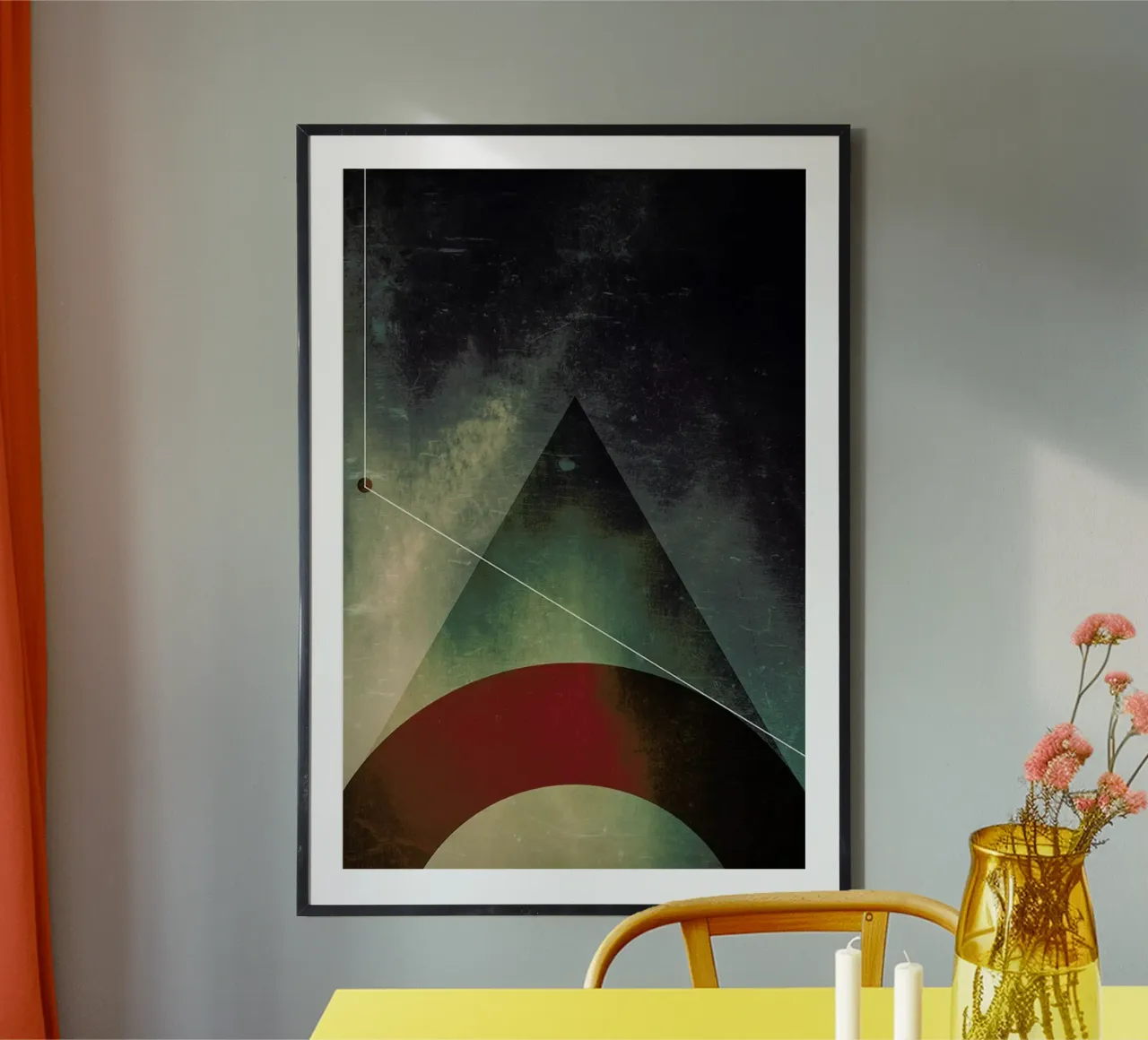 Triangle circle half carta hahnemühle da Danny Ivan